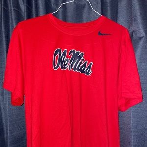 Ole Miss Nike Dri-fit Tee Shirt